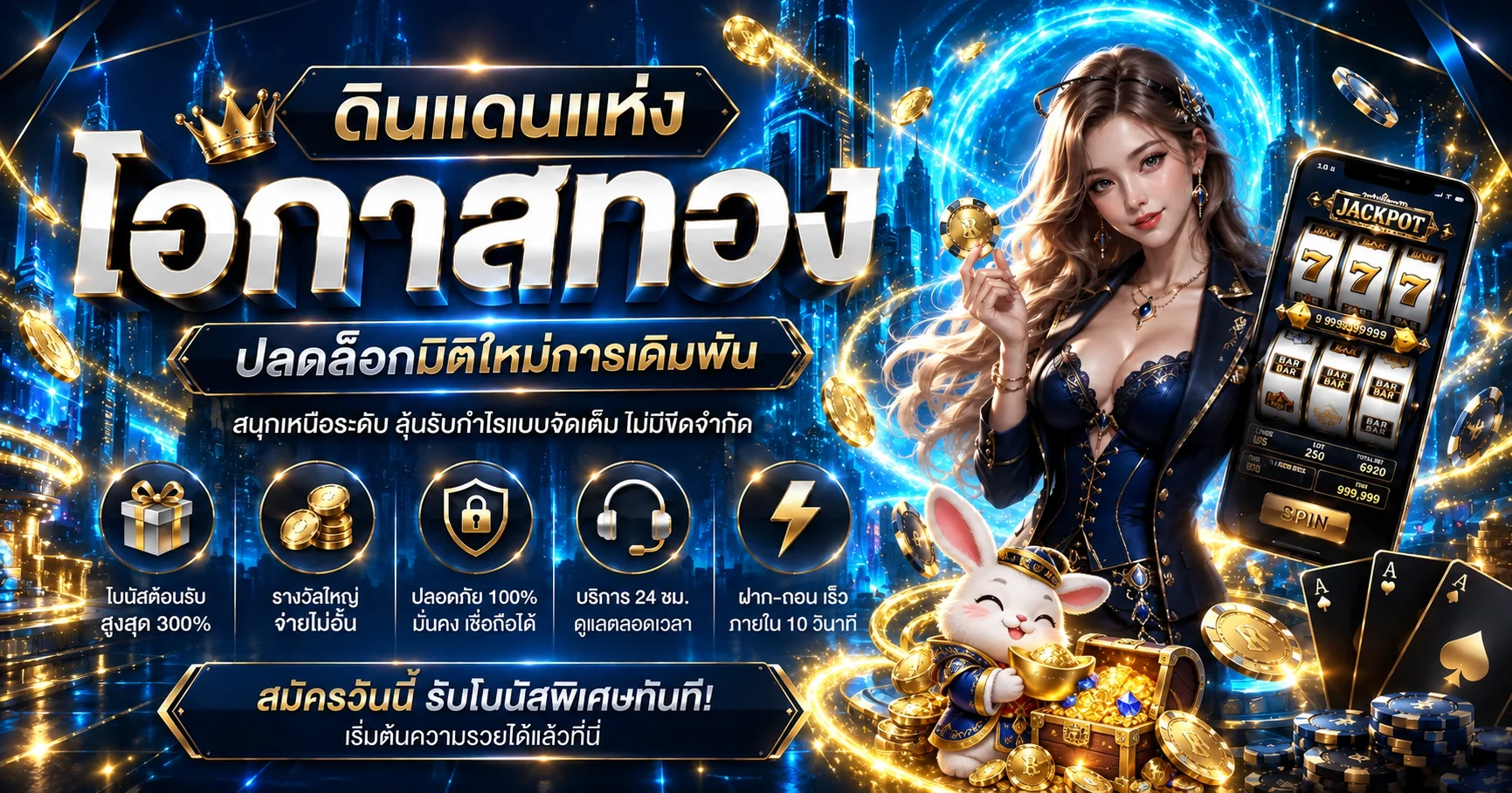 แบนเนอร์โอกาสทองและโปรโมชั่น MAYABET